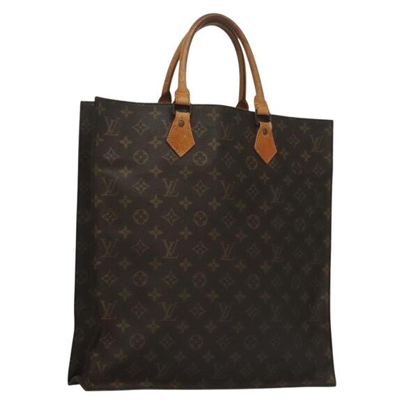 LOUIS VUITTON Monogram Sac Plat Hand Bag M51140 - Picture 1 of 12